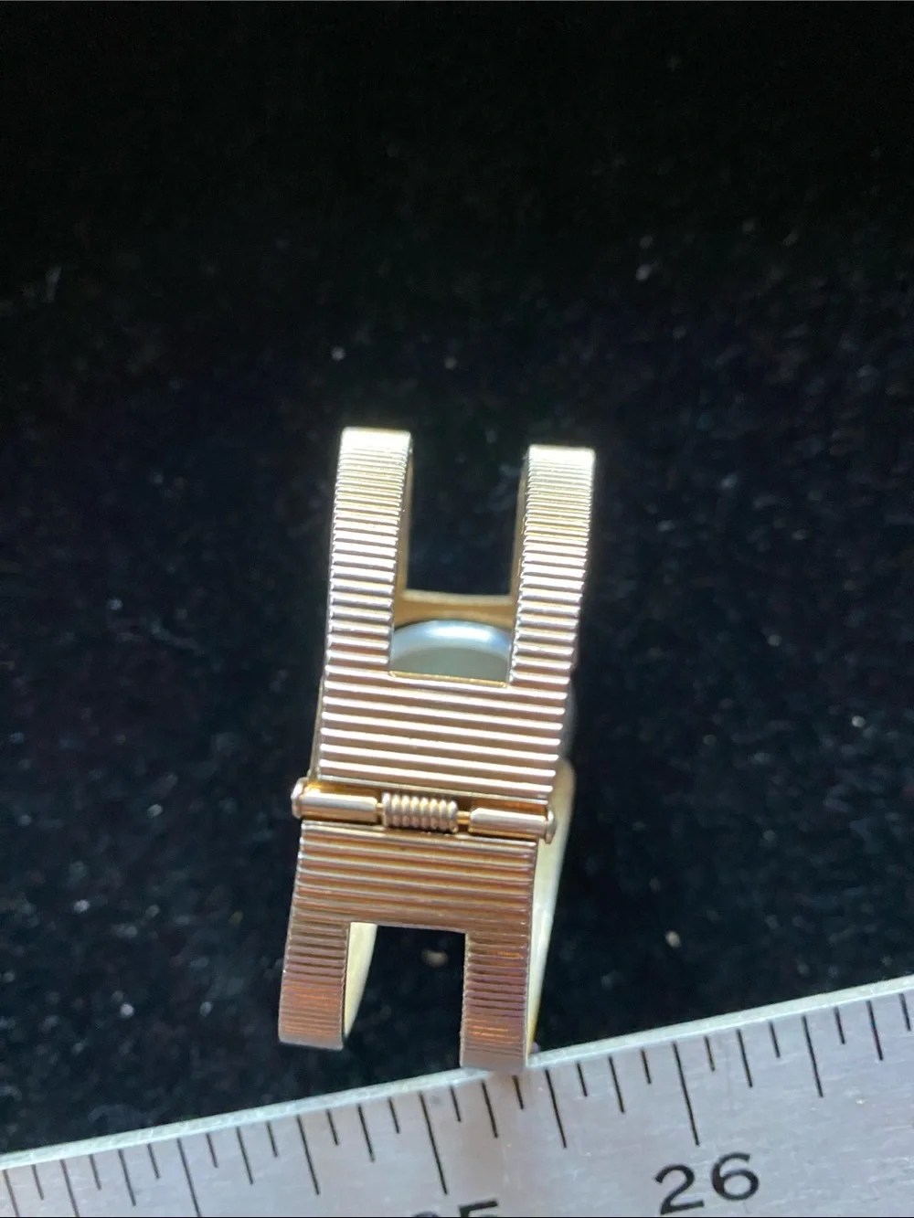 Gold-Tone Women's Vintage Cuff Watch